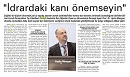 �drarda Kan �hmal Edilmemeli (Antalya Son Haber)